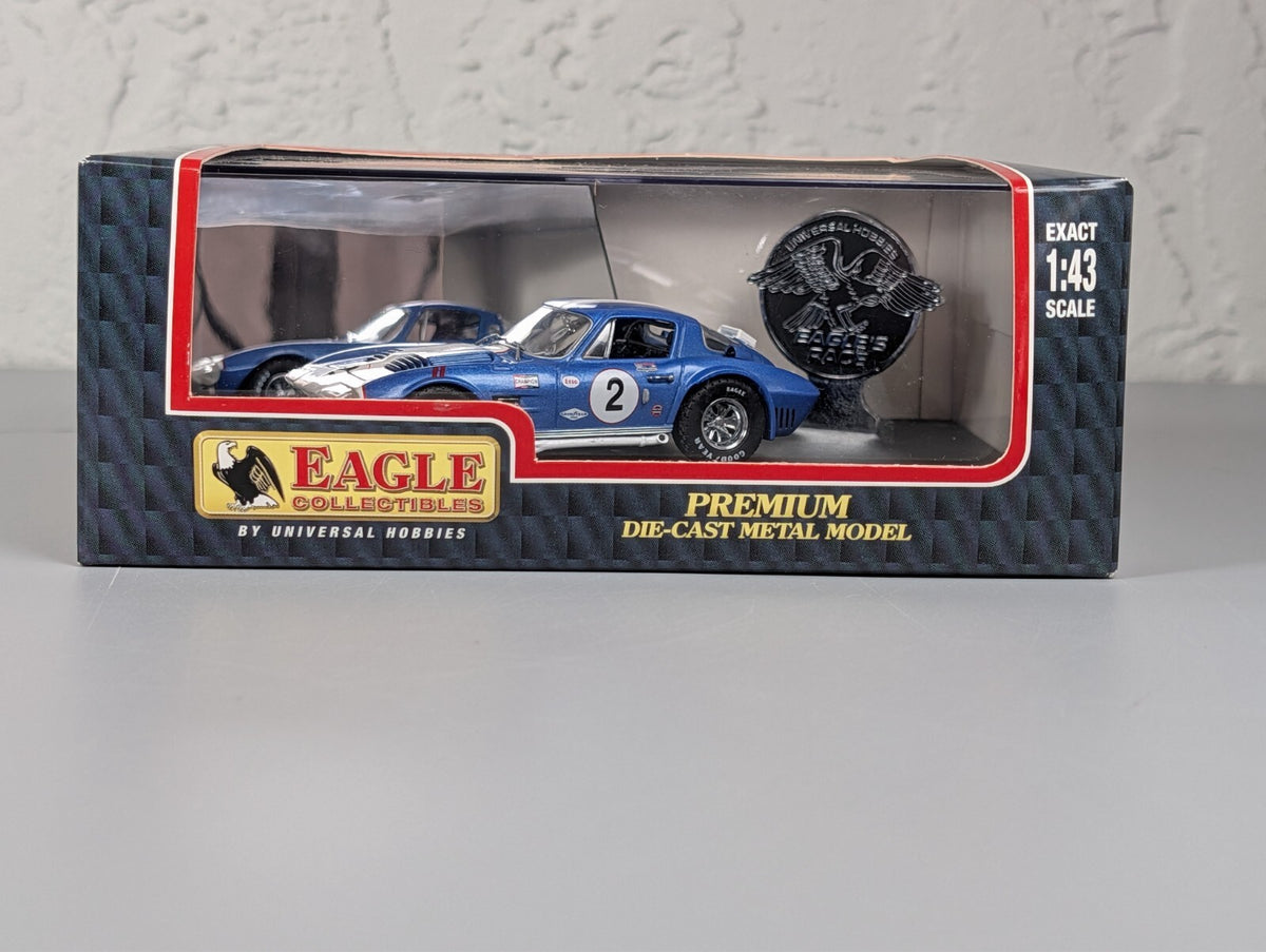 Eagle Collectibles 1964 Corvette Grand Sport Coupe #2 Sebring 1:43 Diecast