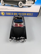 Franklin Mint 1956 Lincoln Continental Mark II 1:24 Diecast Black w/ Box