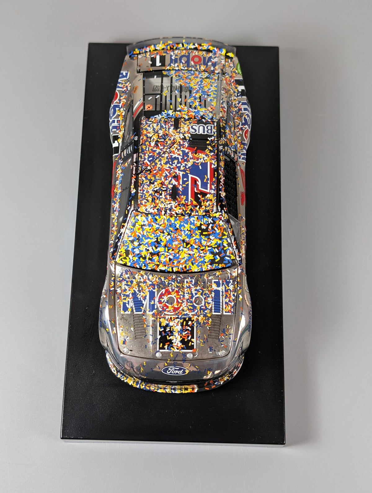 Kevin Harvick #4 Mobil 1 Richmond Win 2022 Mustang Elite Chrome 1:24 DIN 27/57