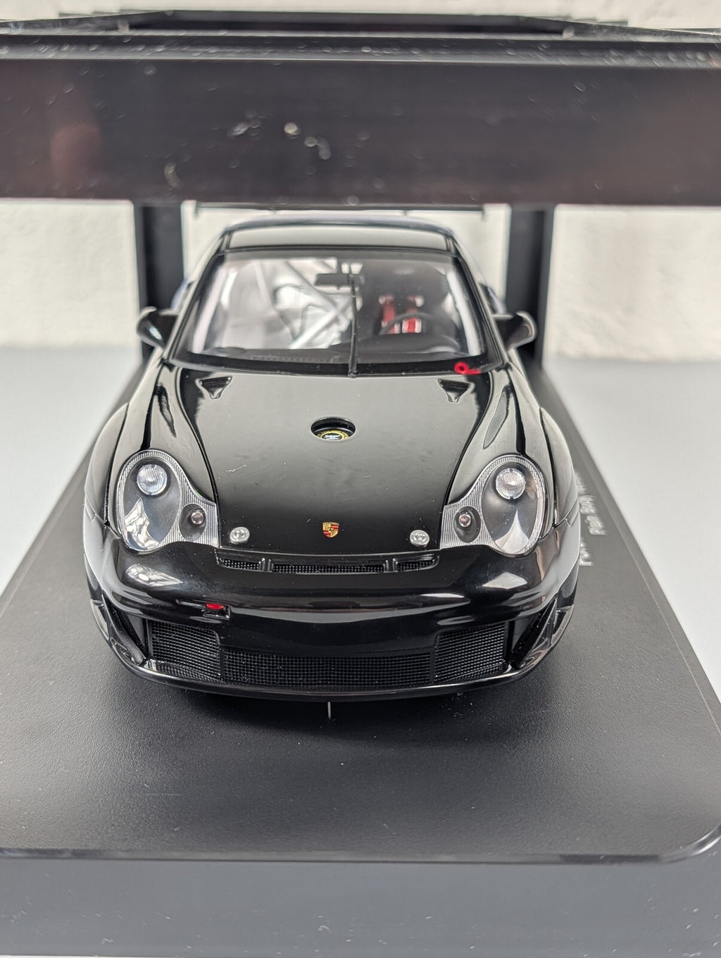 AutoArt 1:18 Porsche 911 996 GT3 RSR Plain Body Version Black Diecast Car