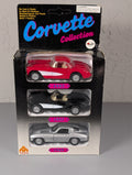 MC Toy Corvette Collection 3-Pack 1957 1963 Sting Ray Diecast Sealed NIB 1:40
