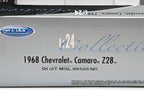 Welly 1968 Chevrolet Camaro Z28 Blue White Stripes 1:24 Diecast Model Car