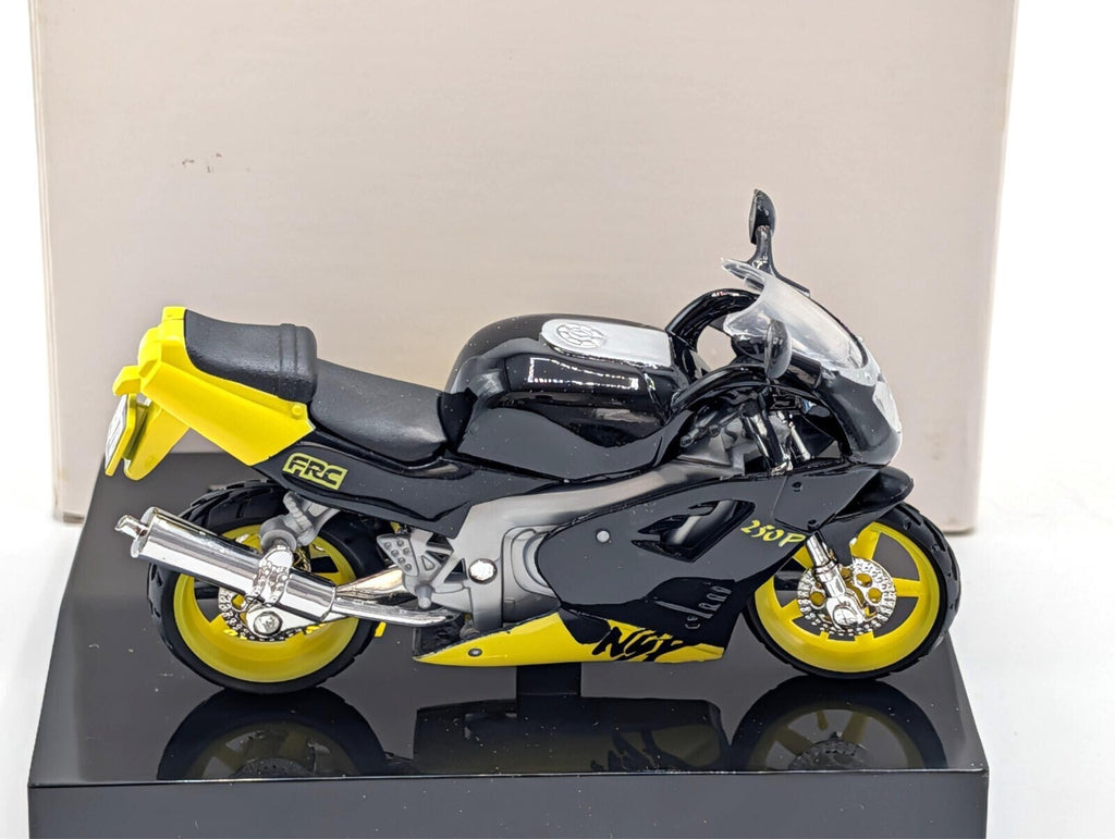 GEICO Motorcycle Promotional Sport Bike Diecast - Black & Yellow 250P FRC