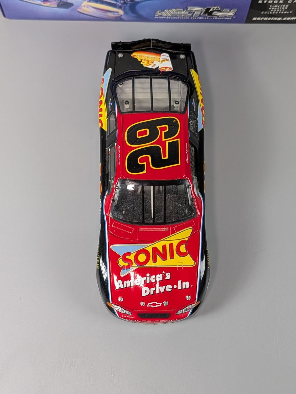 Kevin Harvick #29 Sonic 2002 Monte Carlo Action 1:24 GM Dealers 1 of 1,008