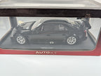 AutoArt 1:18 Cadillac CTS-V Race Car Plain Body Black Limited 3000 Diecast