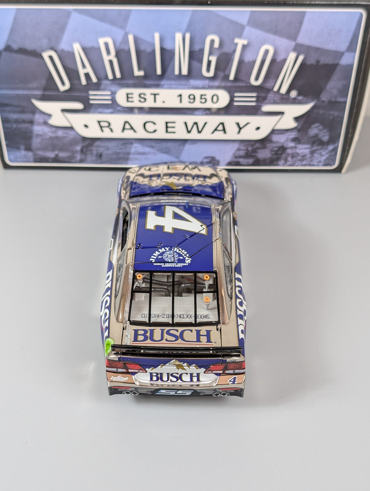 Kevin Harvick #4 Busch Darlington 2016 Chevy SS Color Chrome 1:24 DIN 45/96