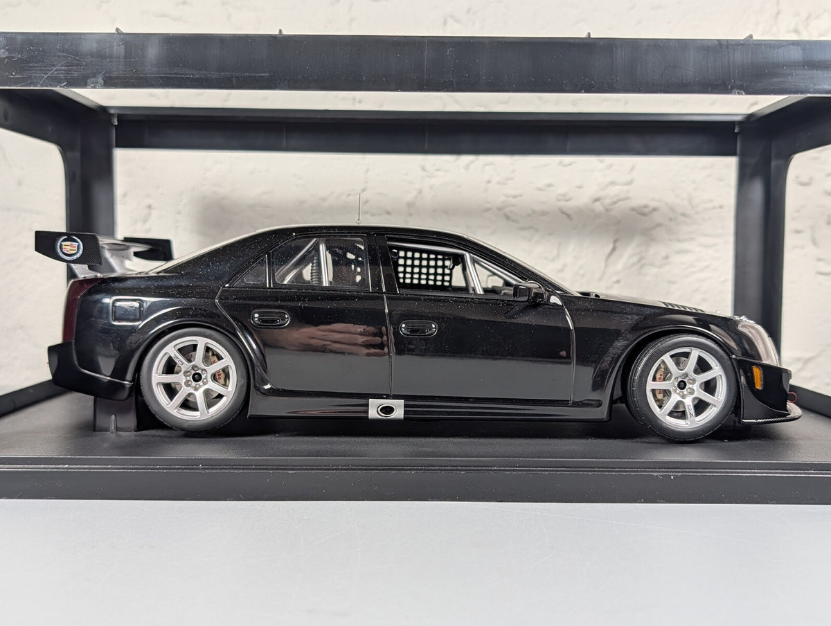 AutoArt 1:18 Cadillac CTS-V Race Car Plain Body Black Limited 3000 Diecast