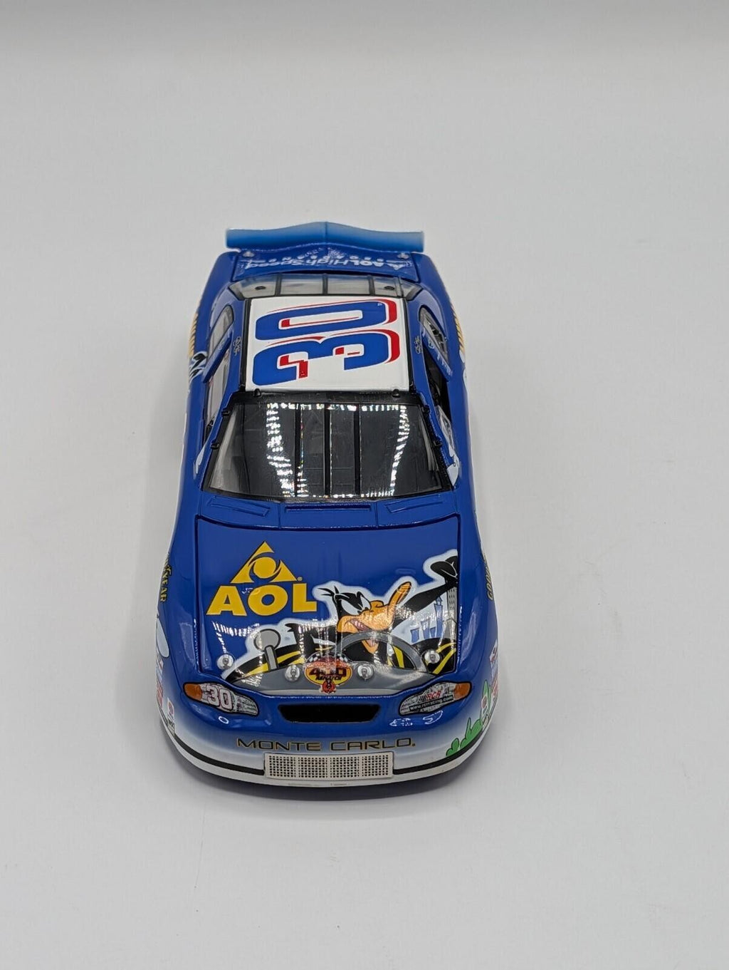 Action 1:24 #30 AOL Daffy Duck Monte Carlo 400 Rematch 2002 NASCAR Diecast