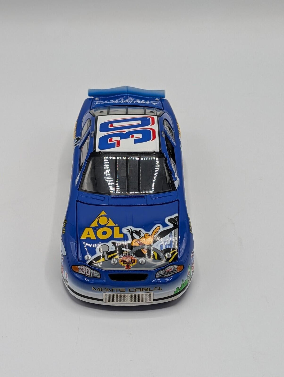Action 1:24 #30 AOL Daffy Duck Monte Carlo 400 Rematch 2002 NASCAR Diecast