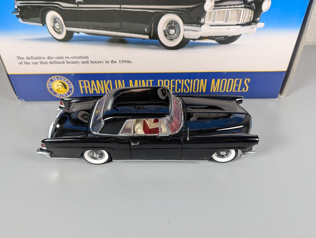 Franklin Mint 1956 Lincoln Continental Mark II 1:24 Diecast Black w/ Box
