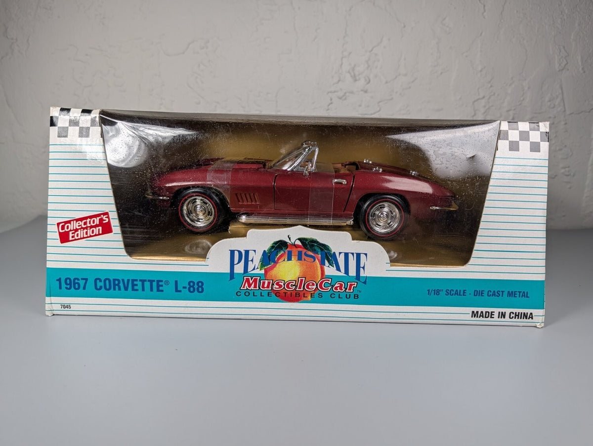 ERTL Peach State 1967 Chevy Corvette Metallic Maroon 7045 L-88 NIB