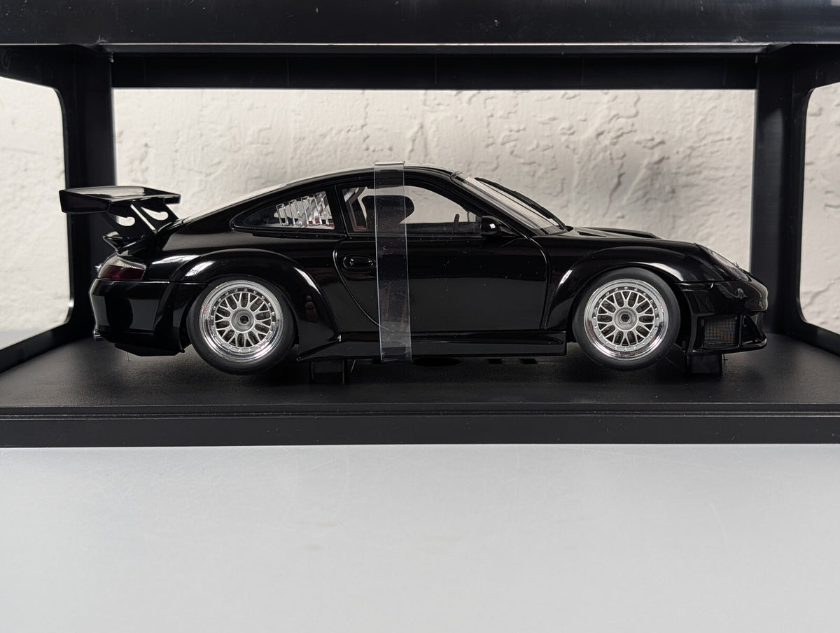 AutoArt 1:18 Porsche 911 996 GT3 RSR Plain Body Version Black Diecast Car