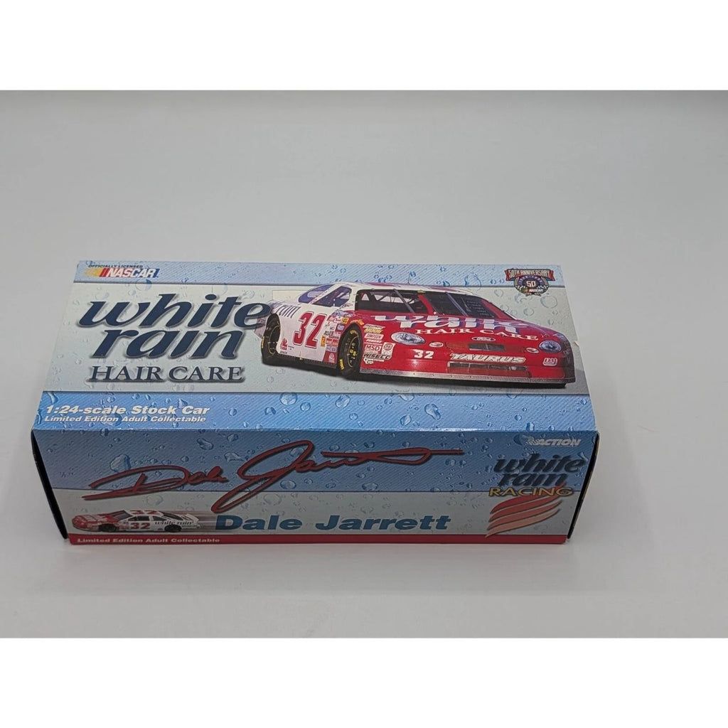 Action 1998 Dale Jarrett #32 White Rain Ford Taurus 1:24 NASCAR Diecast