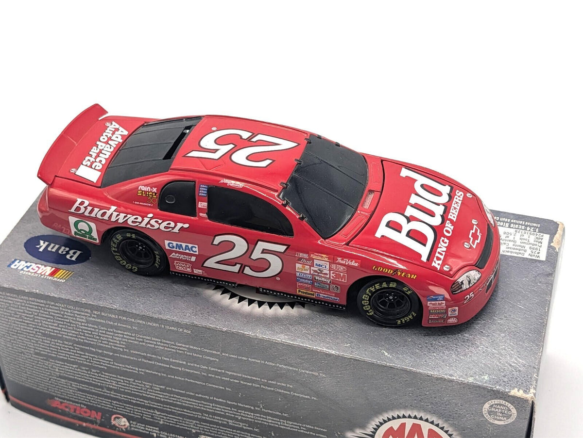 Action Wally Dallenbach #25 Budweiser 1999 Monte Carlo 1/24 Mac Tools Bank