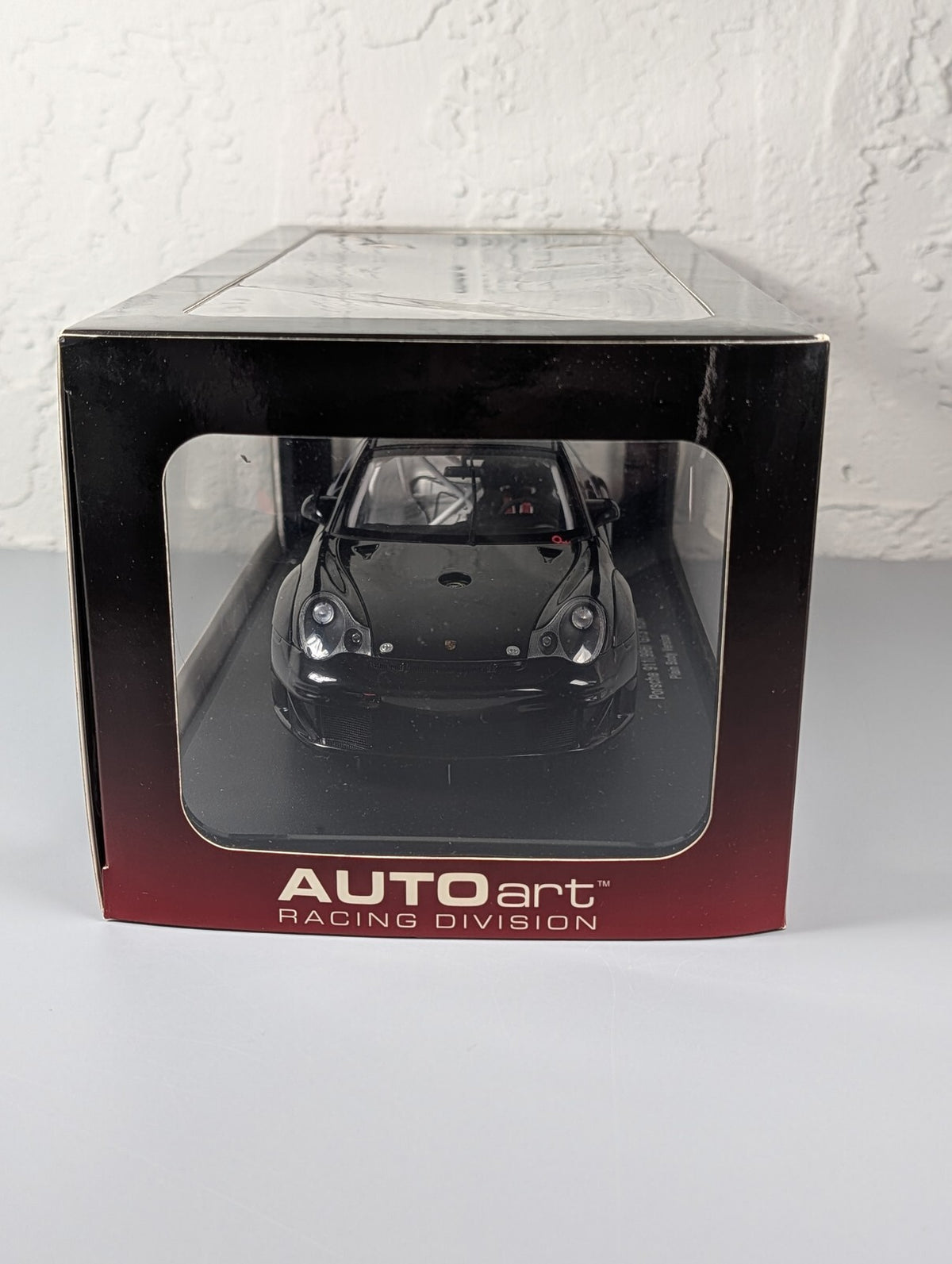 AutoArt 1:18 Porsche 911 996 GT3 RSR Plain Body Version Black Diecast Car