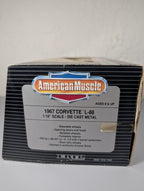 ERTL American Muscle 1967 Corvette L-88 1:18 White Sealed NIB Diecast 7491