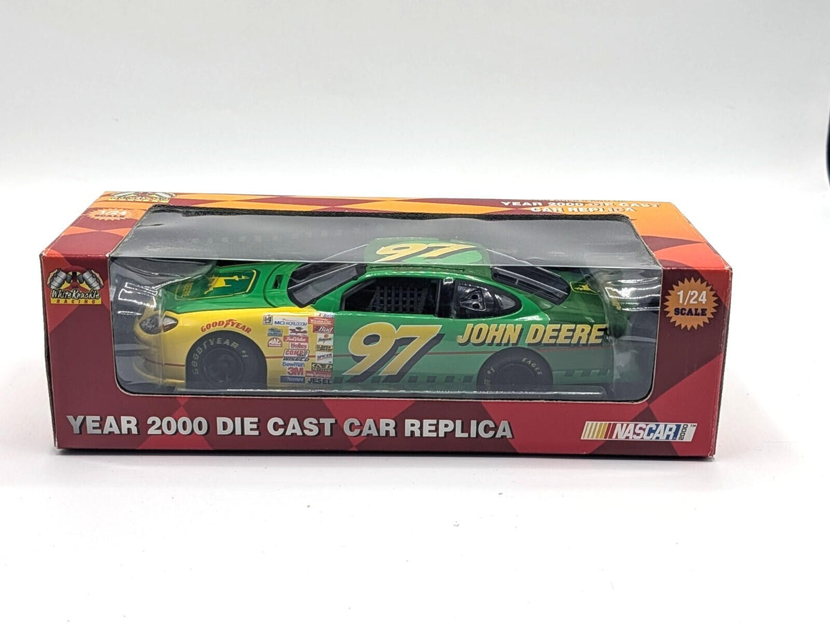 2000 Chad Little #97 John Deere NASCAR 1/24 Diecast White Knuckle Racing Caliber