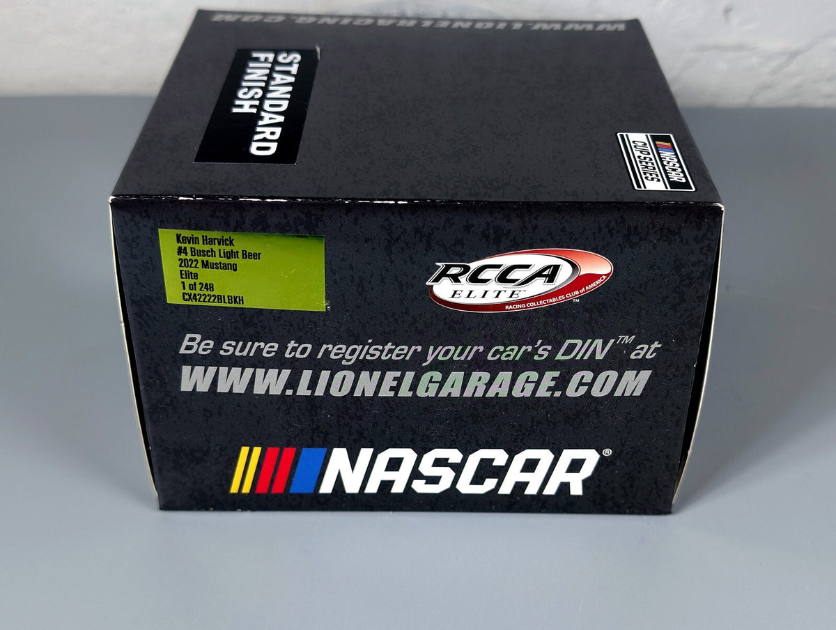 Lionel Kevin Harvick #4 Busch Light 2022 Next Gen 1:24 Diecast DIN 33/248