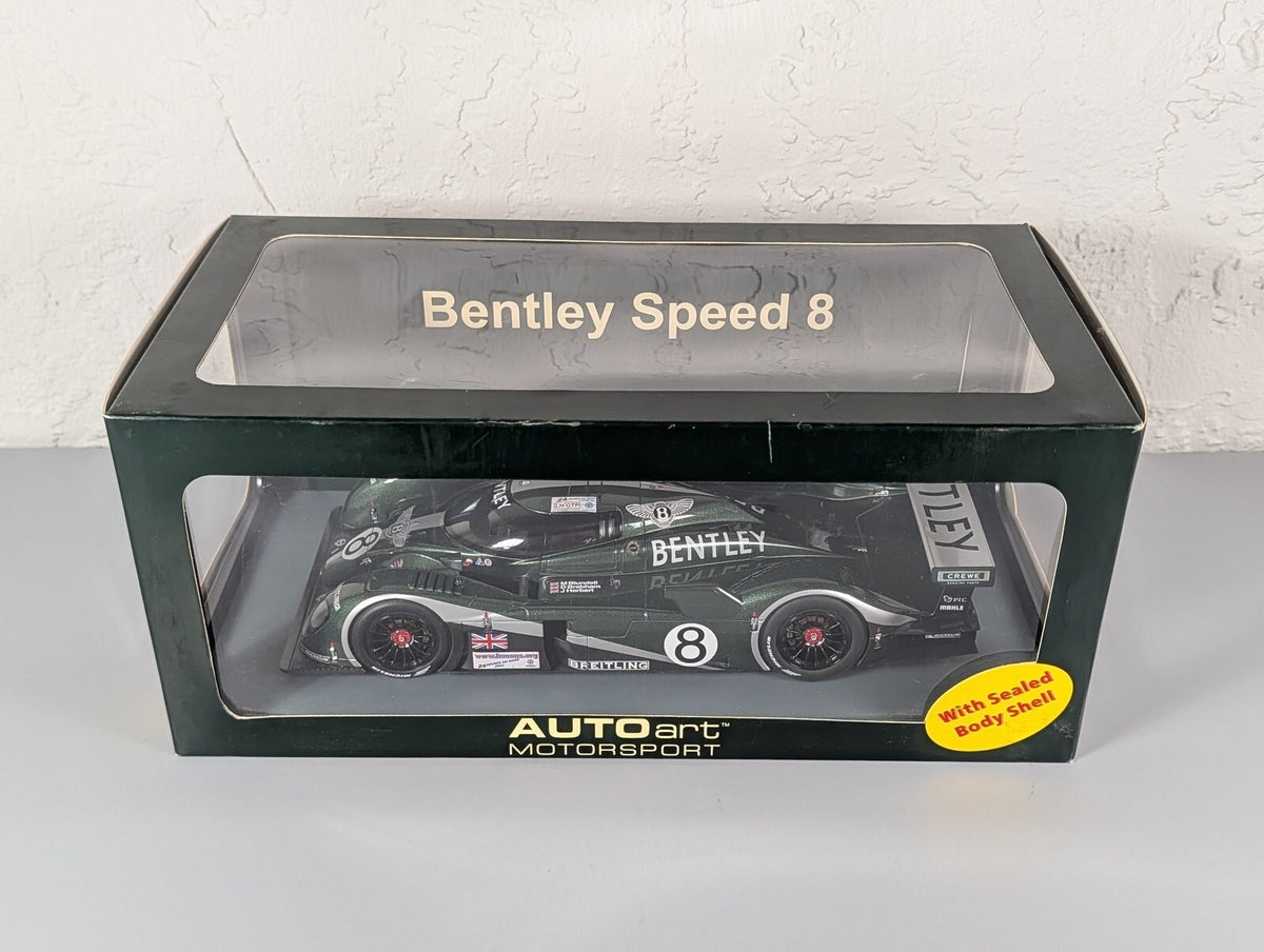 AutoArt 1:18 Bentley Speed 8 #8 Le Mans 2003 Blundell Brabham Herbert Diecast