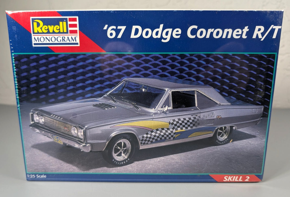 Revell Monogram 67 Dodge Coronet R/T Model Kit 7629 1/25 Scale Hemi Vintage