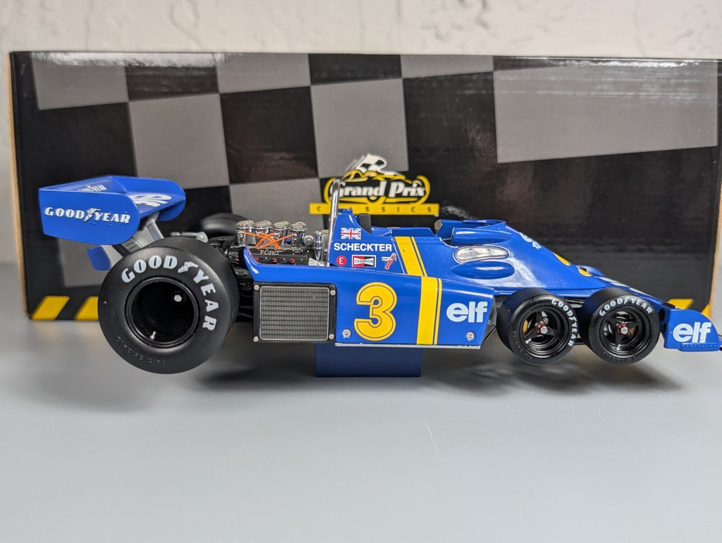 Exoto Grand Prix Classics 1:18 Tyrrell Ford P34 #3 Scheckter F1 6-Wheeler w/Box