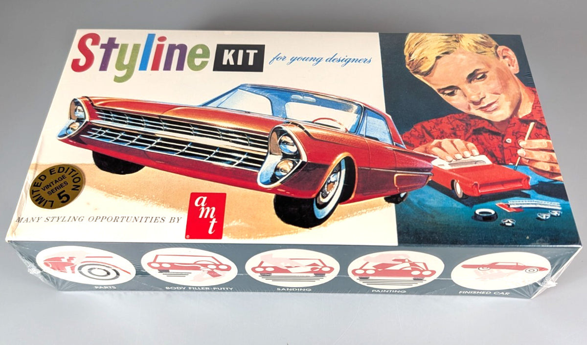 AMT Styline Kit Young Designers Ford Galaxie Vintage Series 5 SEALED 8120 NIB