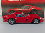 Kyosho 1:18 Ferrari 250 GTO Red 08431R Diecast Car Opening Doors Hood w/ Box