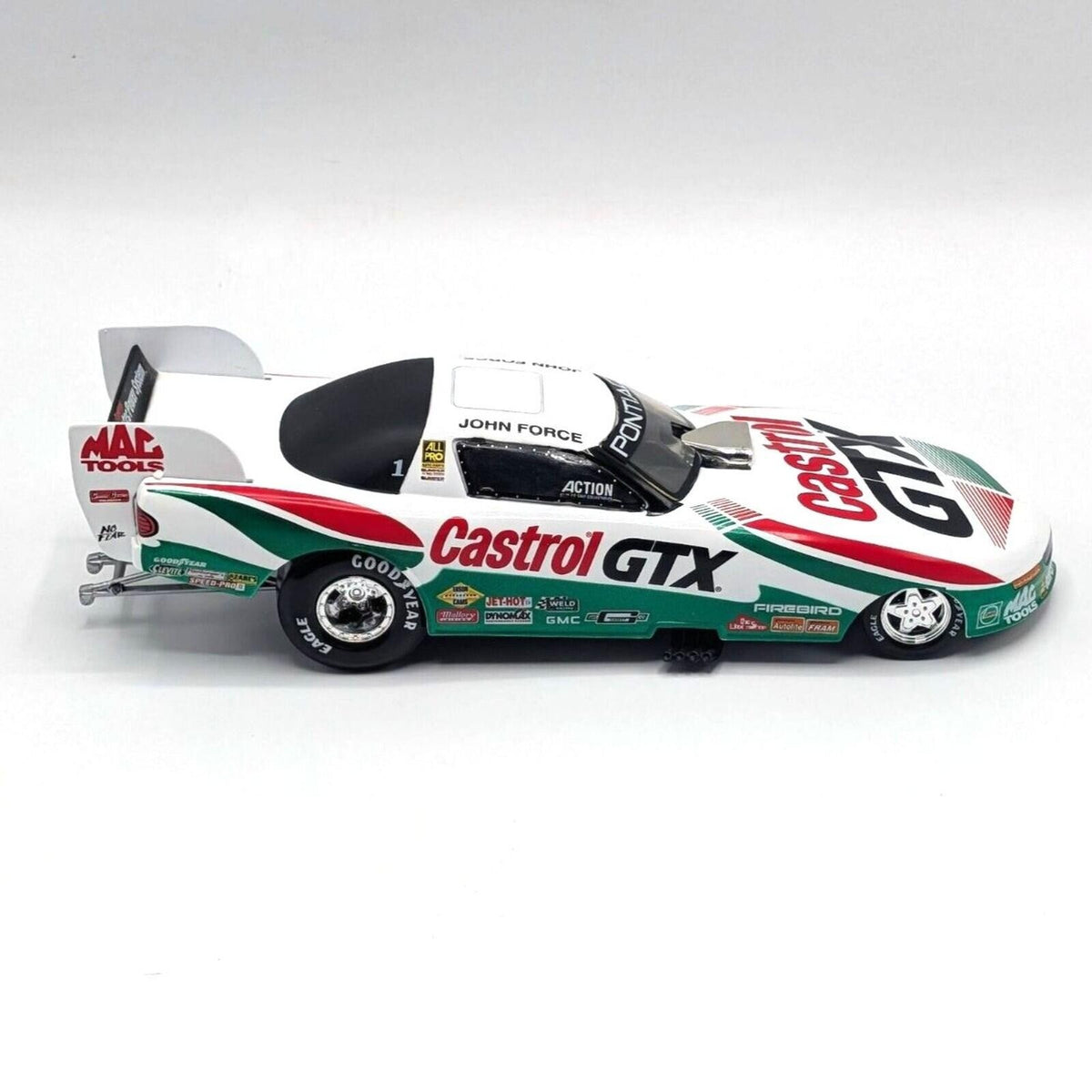 Vintage Action Platinum 1:24 John Force Castrol GTX 1997 Pontiac NHRA READ