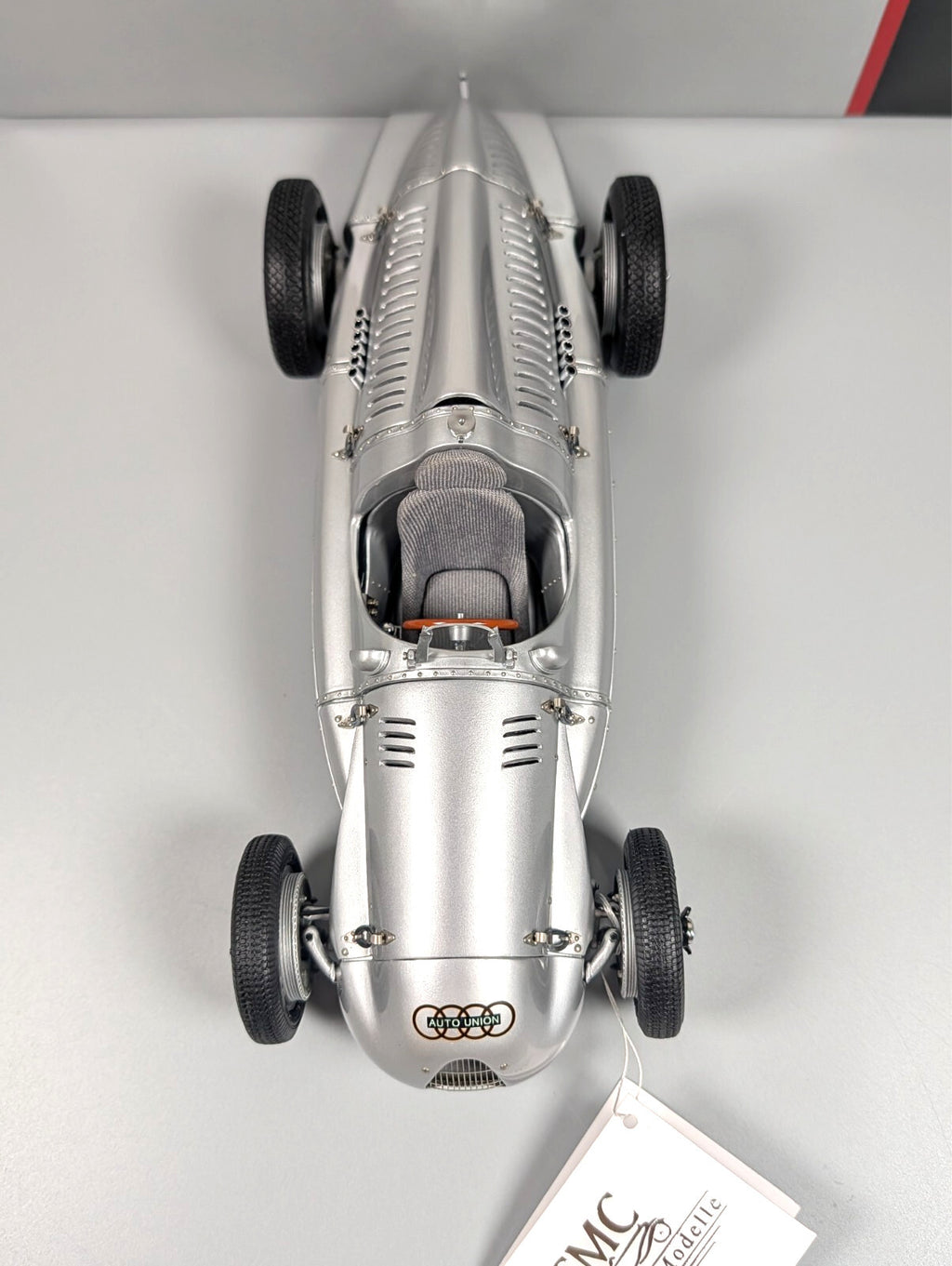CMC 1:18 Auto Union Type D 1938-1939 Silver Arrow Diecast M-027 #14614 Mint