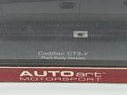AutoArt 1:18 Cadillac CTS-V Race Car Plain Body Black Limited 3000 Diecast
