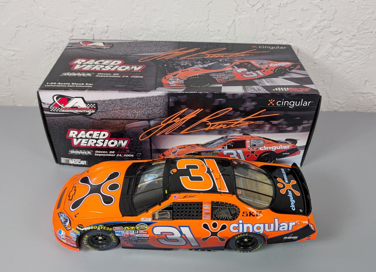 Jeff Burton #31 Cingular Dover Raced Win 2006 Monte Carlo SS 1:24 DIN 233/288