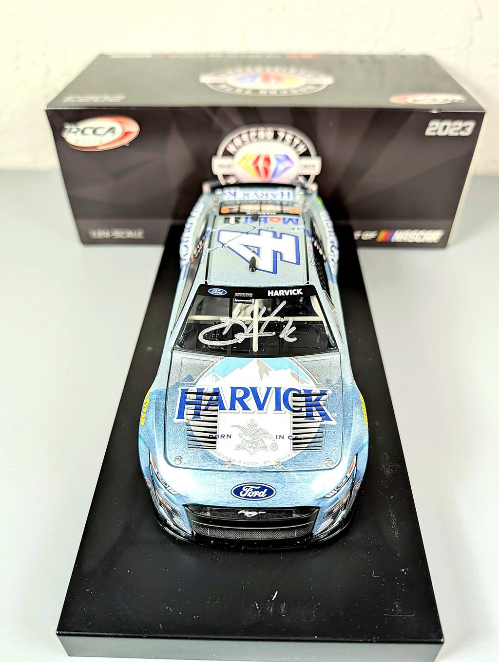 Lionel Kevin Harvick #4 2023 Farewell AUTO DIN 32/100 1:24 Diecast Elite