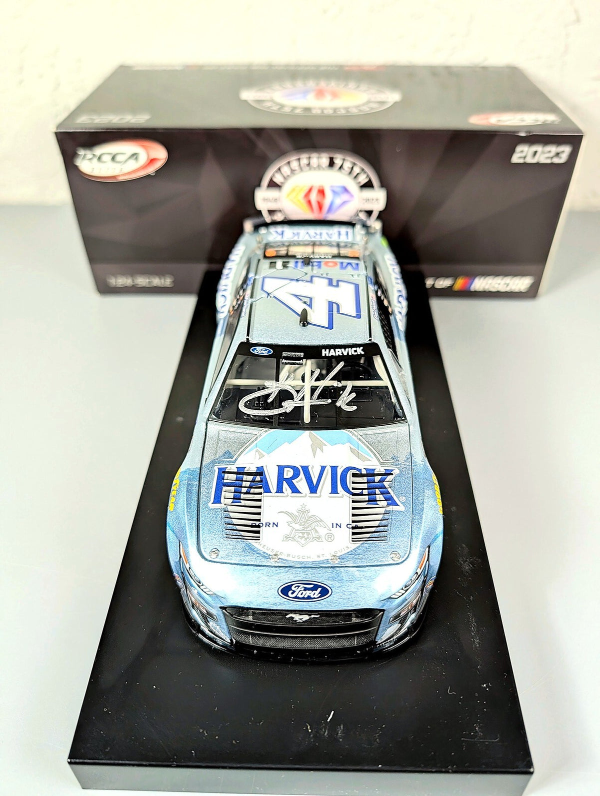 Lionel Kevin Harvick #4 2023 Farewell AUTO DIN 32/100 1:24 Diecast Elite