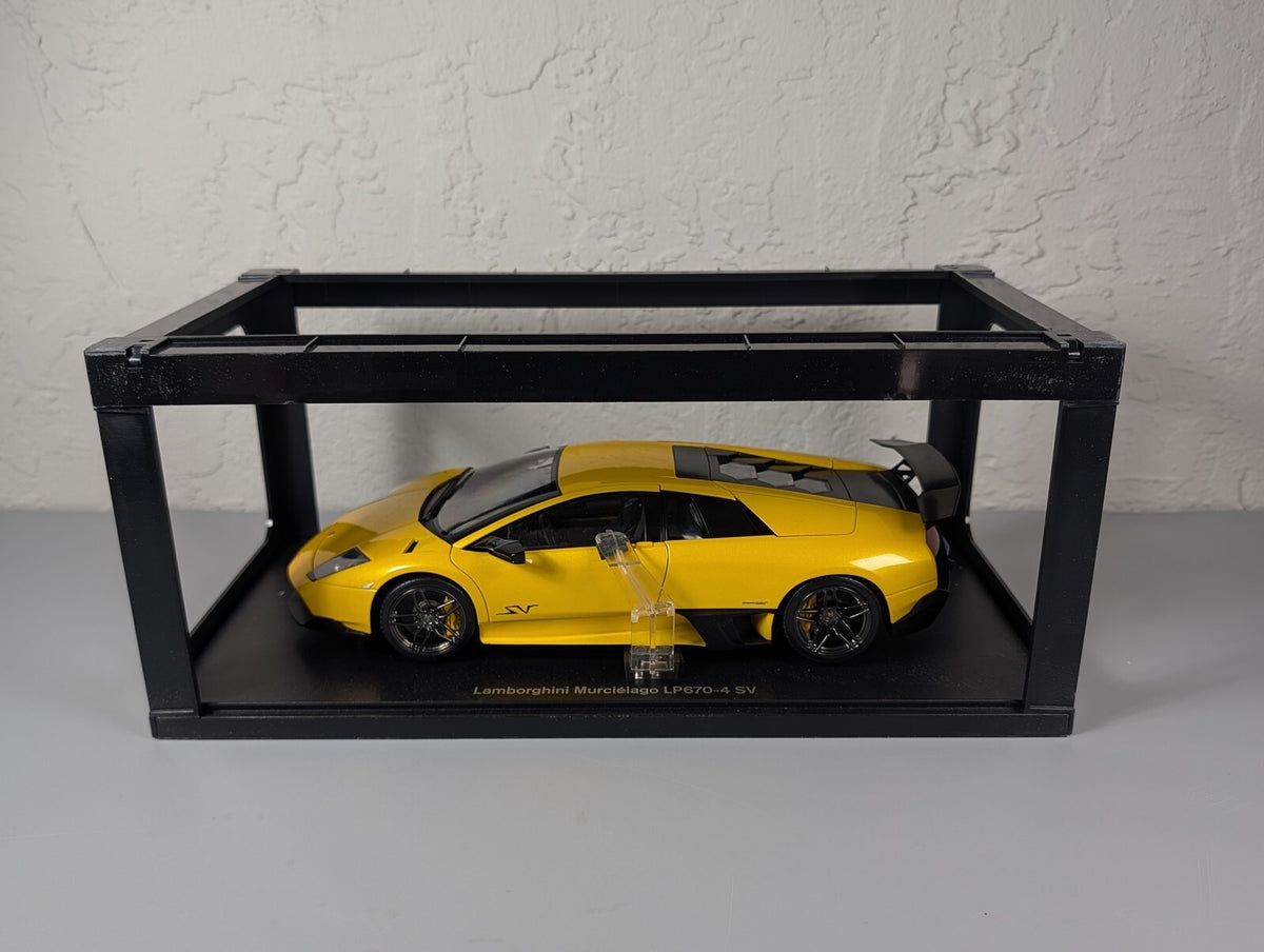 AutoArt 1:18 Lamborghini Murcielago LP670-4 SV Orion Yellow 74616 Diecast