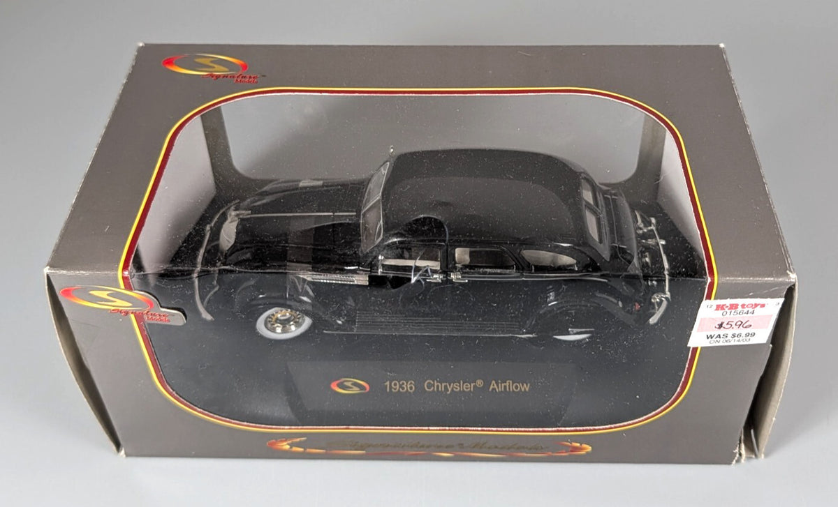 Signature Models 1936 Chrysler Airflow 1:32 Diecast Black NIB