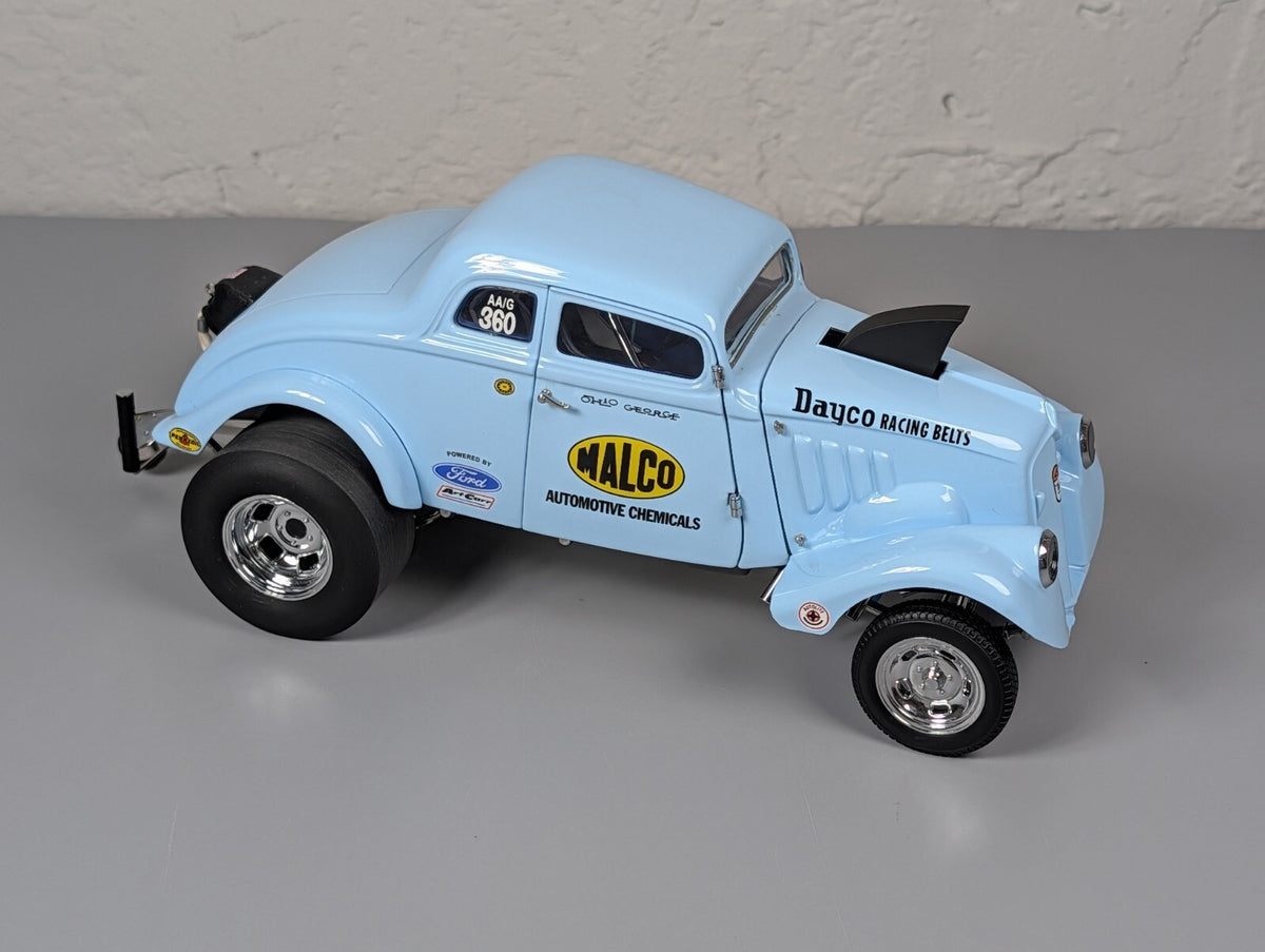 “Ohio George” Montgomery ‘33 Willys Gasser drag race 1:18 1933 Precision Malco
