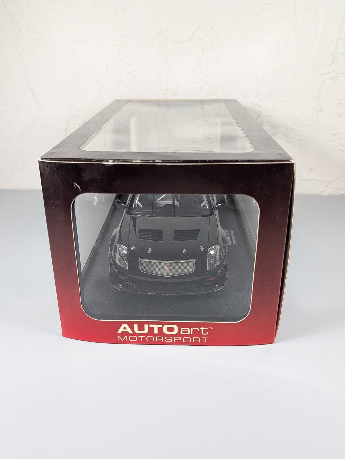 AutoArt 1:18 Cadillac CTS-V Race Car Plain Body Black Limited 3000 Diecast