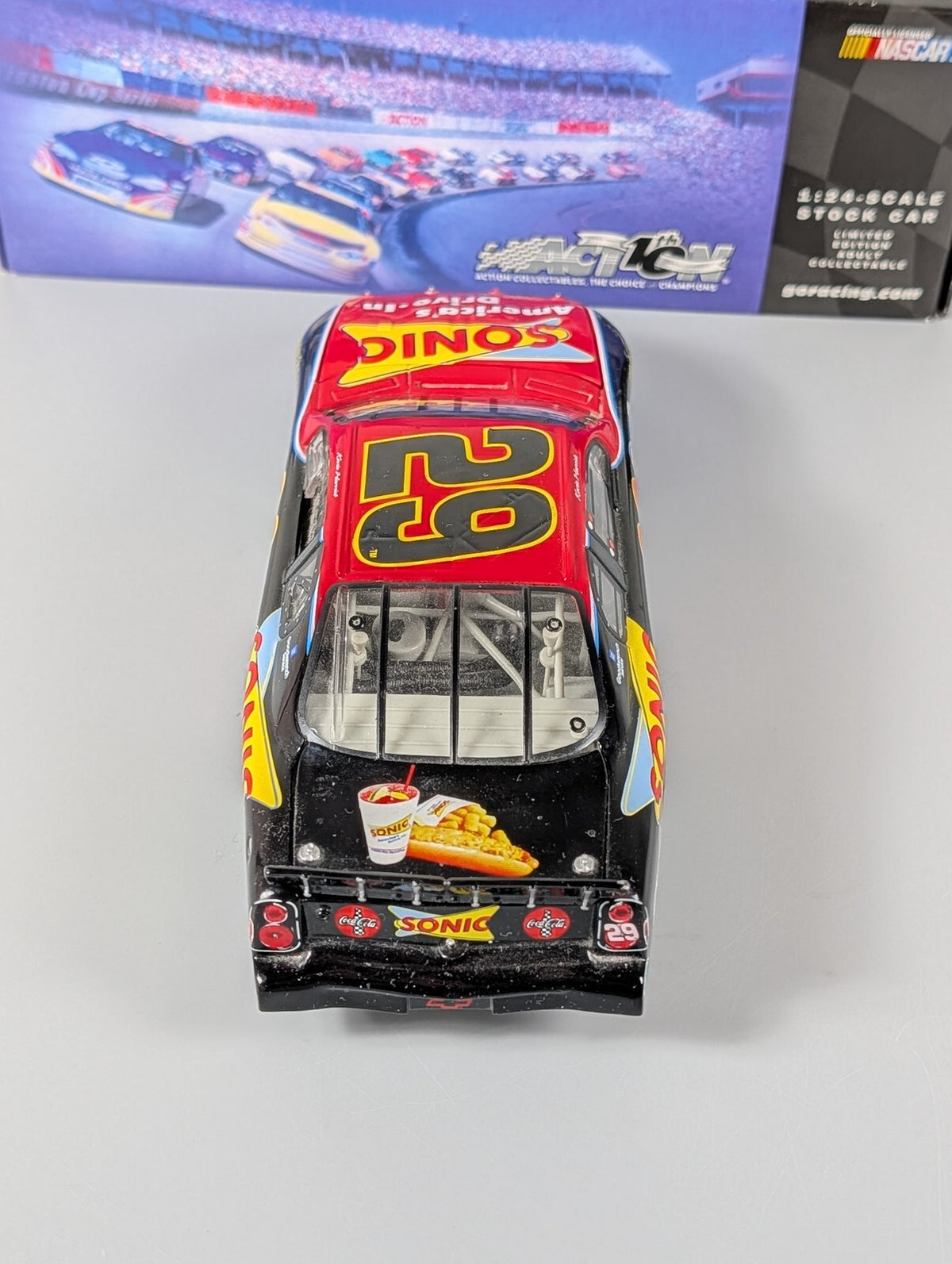 Kevin Harvick #29 Sonic 2002 Monte Carlo Action 1:24 GM Dealers 1 of 1,008