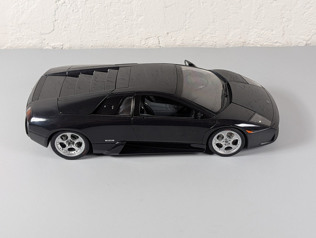 AutoArt 1:18 Lamborghini Murcielago Black Diecast Car No Box Loose Doors