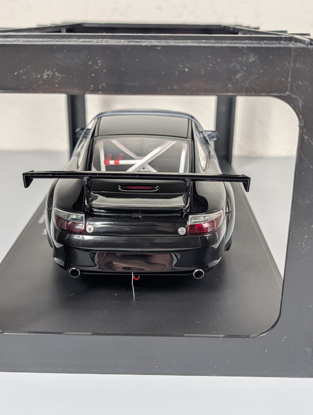 AutoArt 1:18 Porsche 911 996 GT3 RSR Plain Body Version Black Diecast Car
