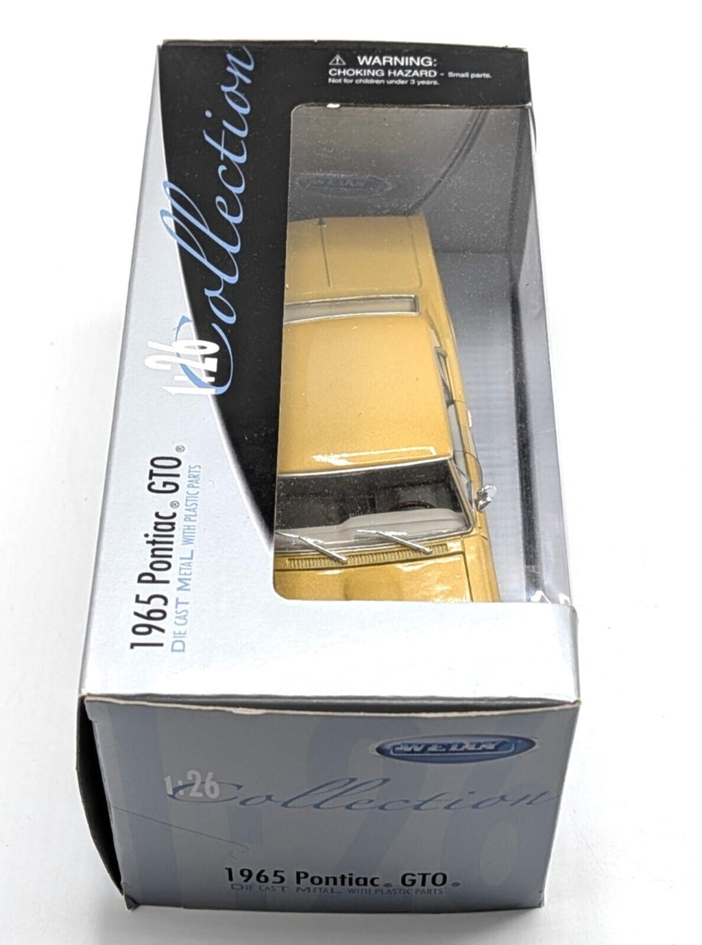 Welly 1965 Pontiac GTO Gold 1:26 Diecast Model Car NIB