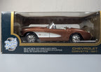 Road Tough Yat Ming 1957 Chevrolet Corvette 1:18 Diecast Bronze #92018 NIB