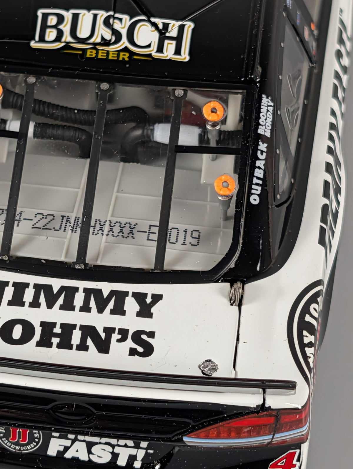 Kevin Harvick #4 Jimmy John's 2017 Ford Fusion RCCA Elite 1:24 DIN 19/125