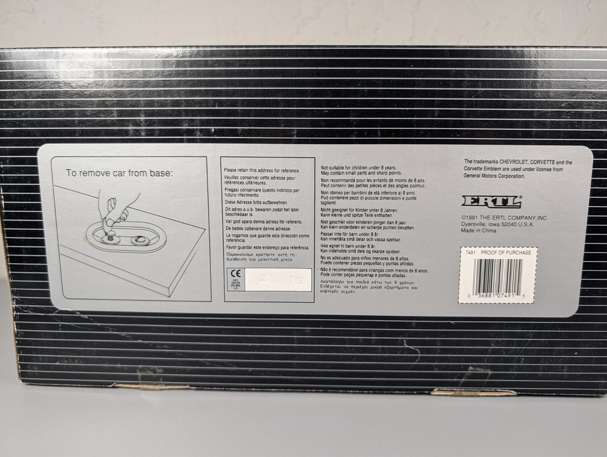ERTL American Muscle 1967 Corvette L-88 1:18 White Sealed NIB Diecast 7491