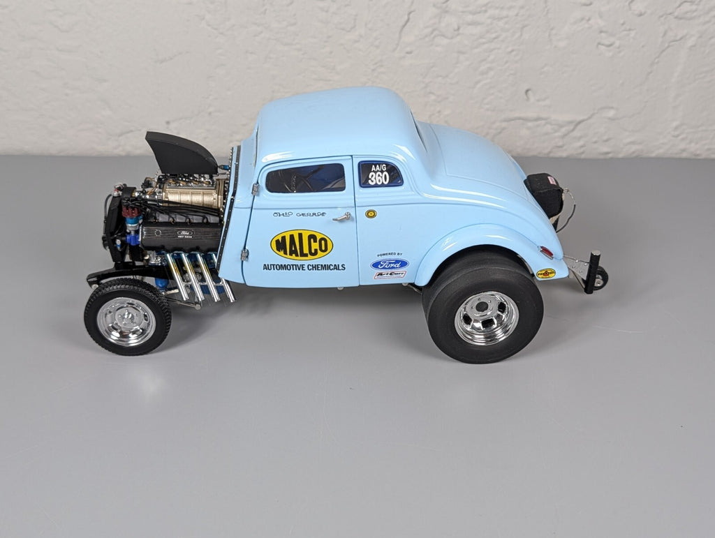 “Ohio George” Montgomery ‘33 Willys Gasser drag race 1:18 1933 Precision Malco