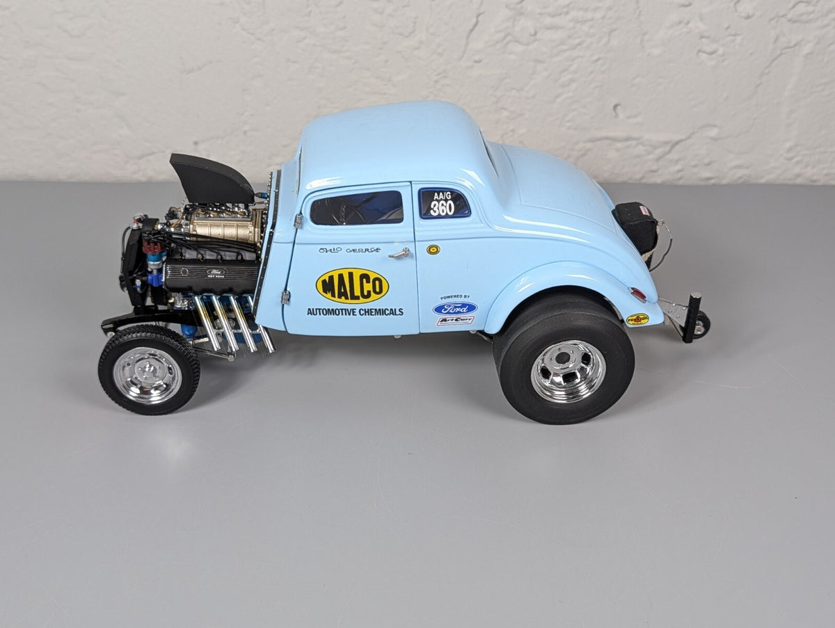 “Ohio George” Montgomery ‘33 Willys Gasser drag race 1:18 1933 Precision Malco