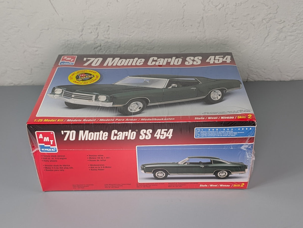 AMT ERTL '70 Monte Carlo SS 454 1:25 Model Kit 50 Years Anniversary Sealed 1998