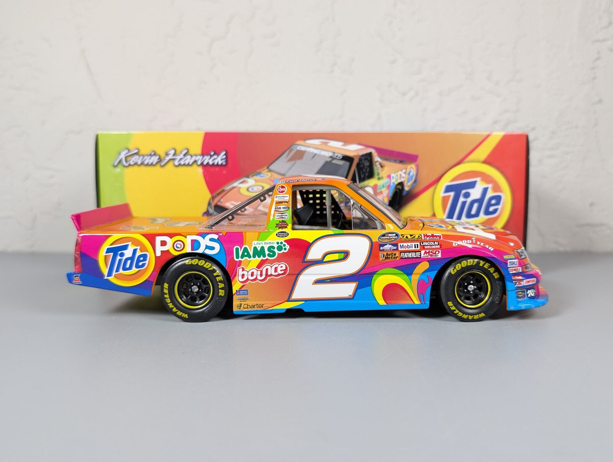 Kevin Harvick #2 Tide PODS 2012 Silverado Truck Autographed 1:24 DIN 133/250