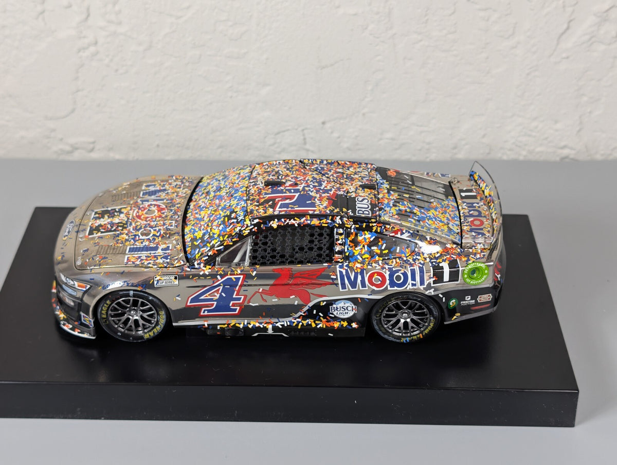Kevin Harvick #4 Mobil 1 Richmond Win 2022 Mustang Elite Chrome 1:24 DIN 27/57