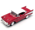 MotorMax 1957 Chevy Bel Air 1:24 Diecast Red/White 73200 Opening Hood/Doors